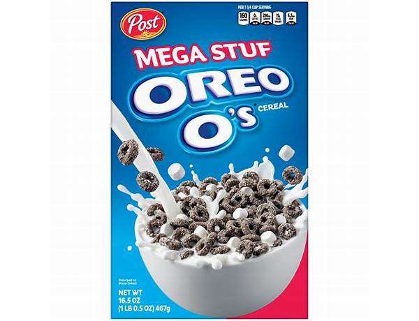 Mega stuff oreo o's cereal food facts