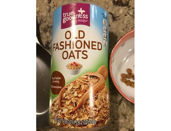 Meijer old fashioned oats food facts