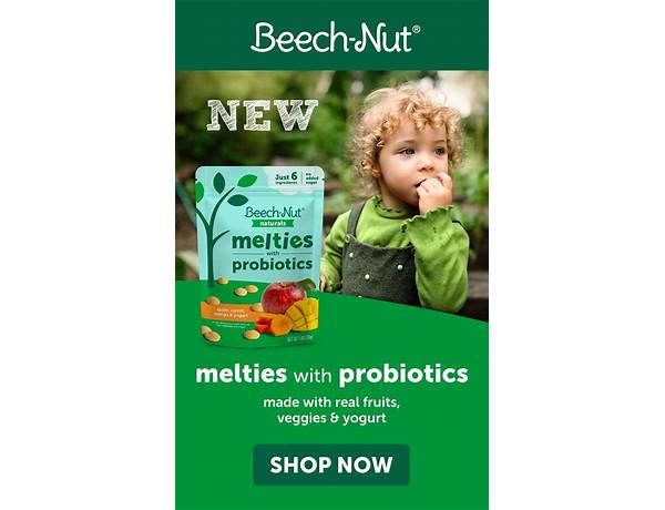 Melties with probiotics food facts