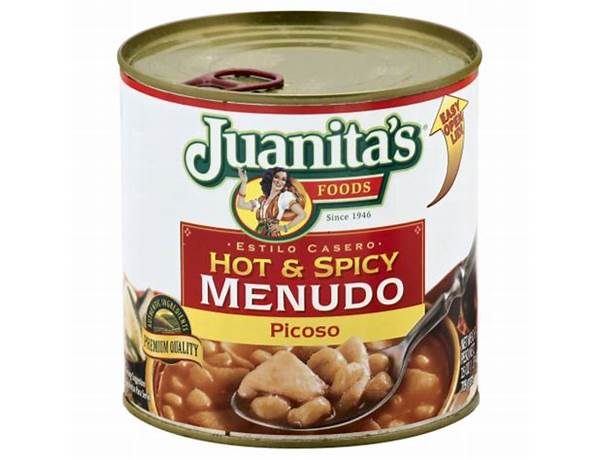 Menudo spice food facts