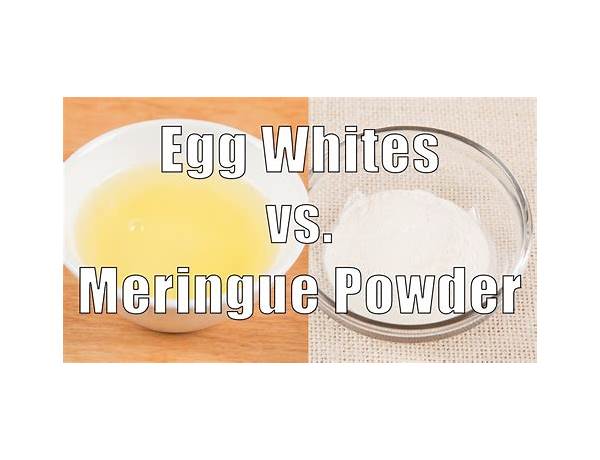 Meringue powder food facts