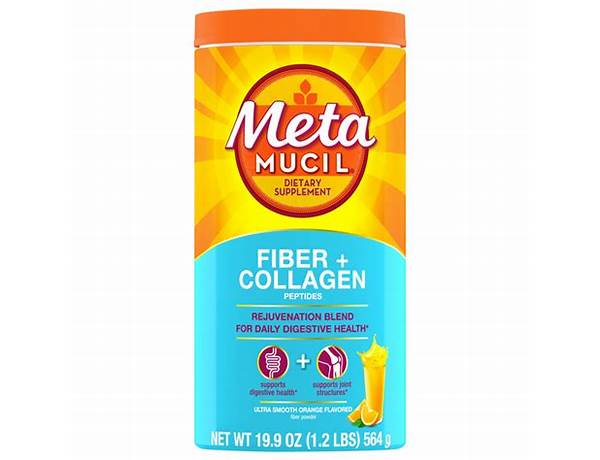 Meta mucil w collagen ingredients