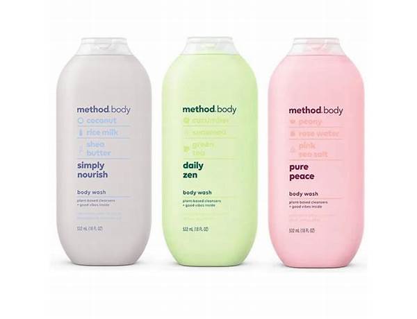 Method body body wash nutrition facts