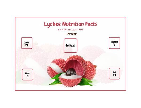 Mets litchi drink food facts