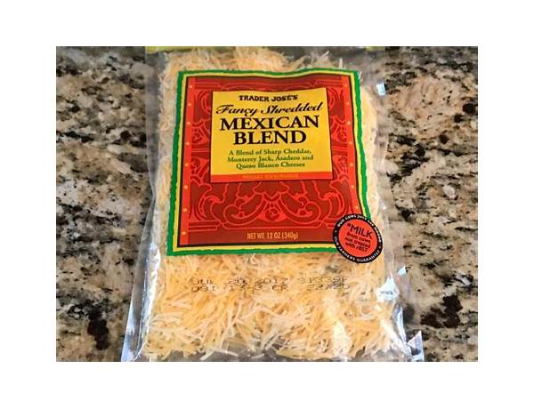 Mexican blend cheese food facts