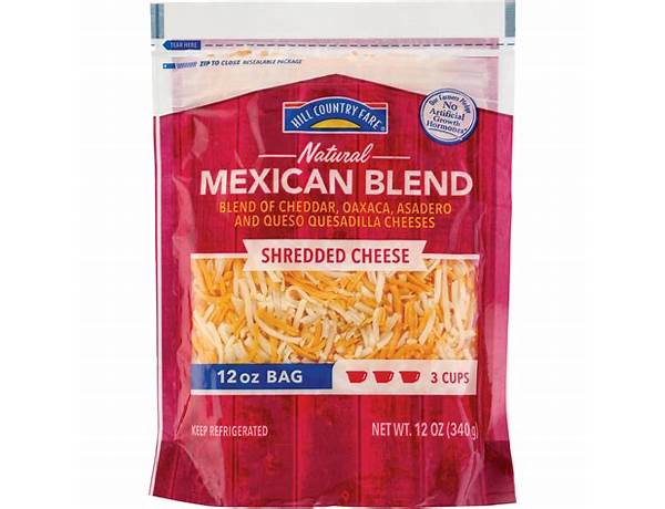 Mexican blend cheese ingredients