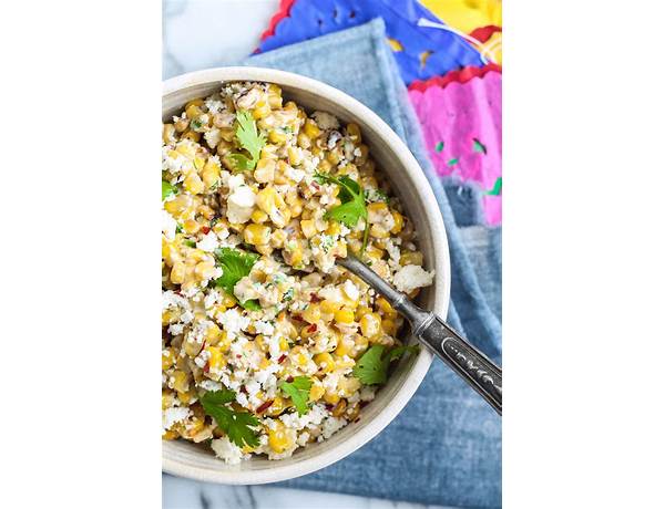 Mexican inspired street corn salad food facts