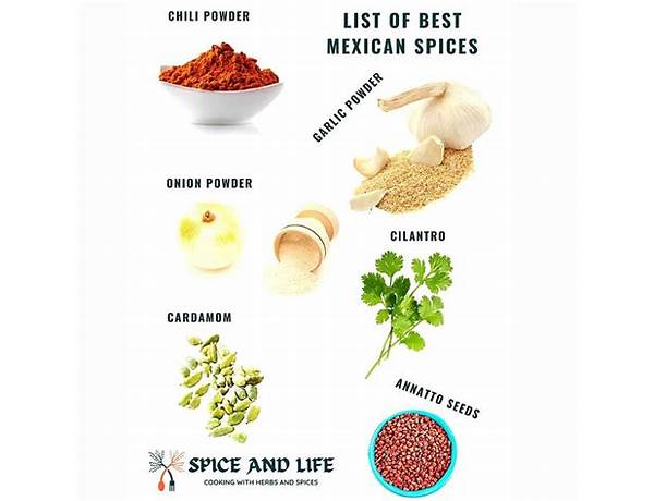 Mexican seasoning food facts