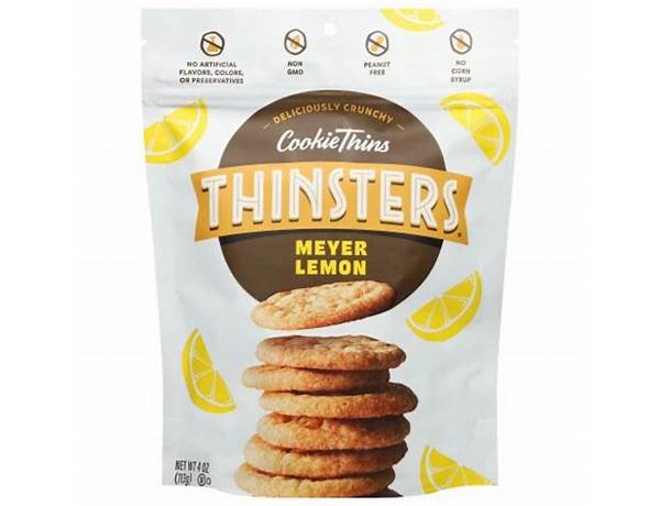 Meyer lemon cookie thins food facts