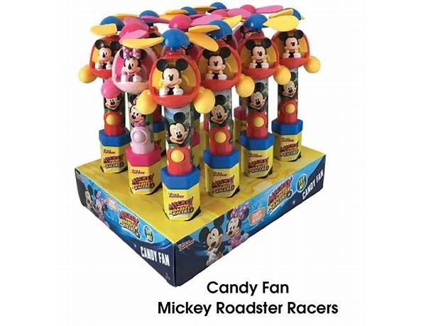 Mickey candy fan ingredients