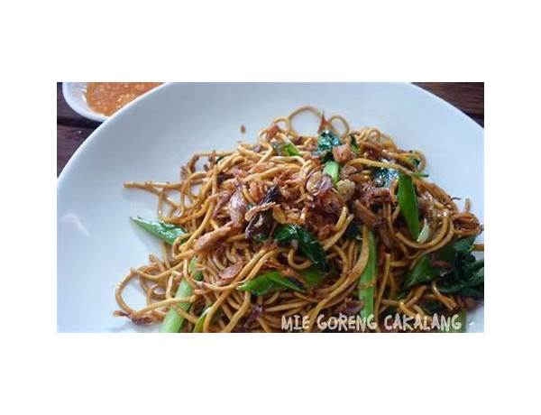 Mie goreng cakalang ingredients