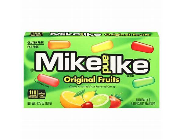 Mike and ike original fruits food facts