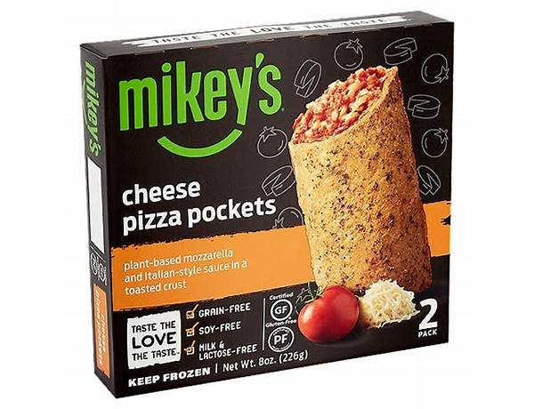 Mikey’s cheese pizza pocket food facts