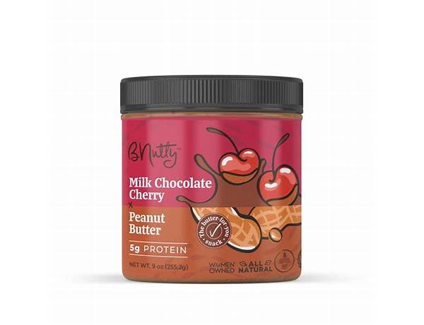 Mikk chocolate cherry oranut butter ingredients