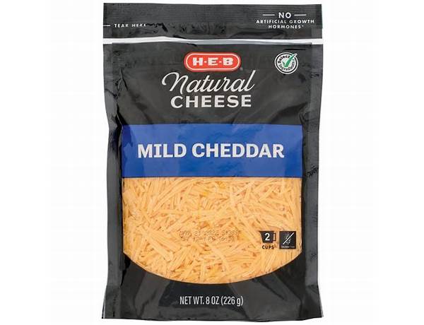 Mild cheddar ingredients