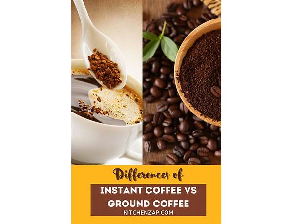 Mild ground coffee food facts
