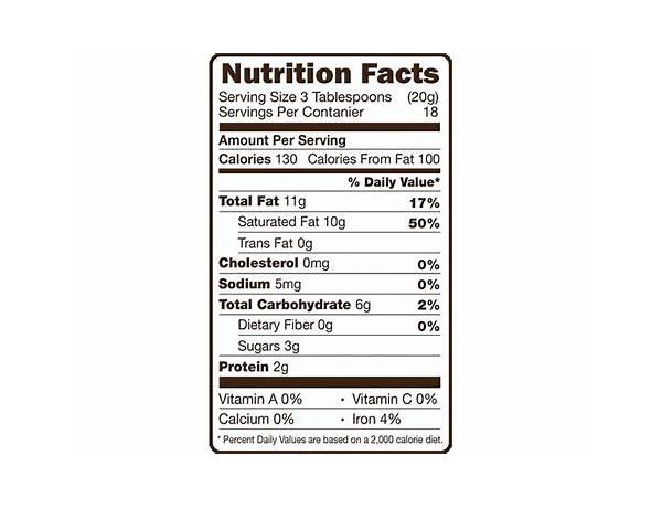 Mild ground coffee nutrition facts