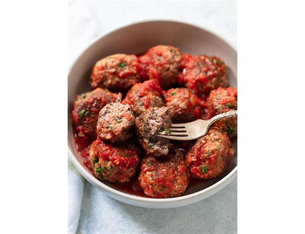 Mild italian meatballs food facts