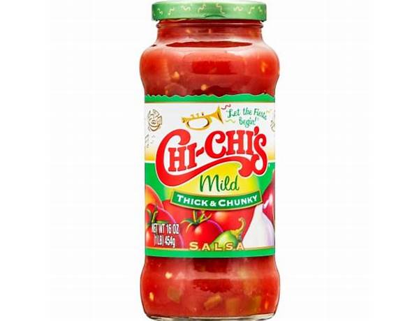 Mild thick & chunky salsa food facts