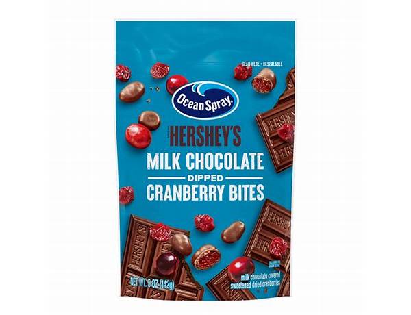 Milk chocolate cramberry food facts