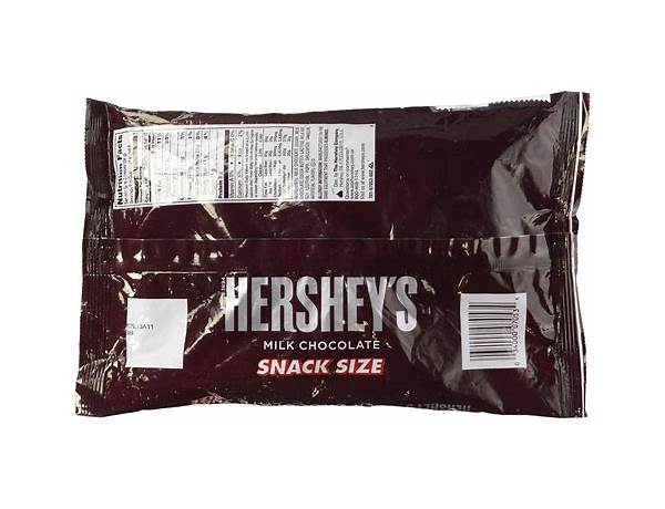 Milk chocolate fun size candy bars food facts
