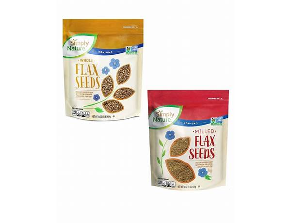 Milled flax seed ingredients