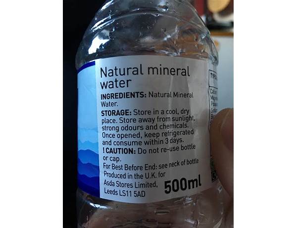 Mineral water ingredients