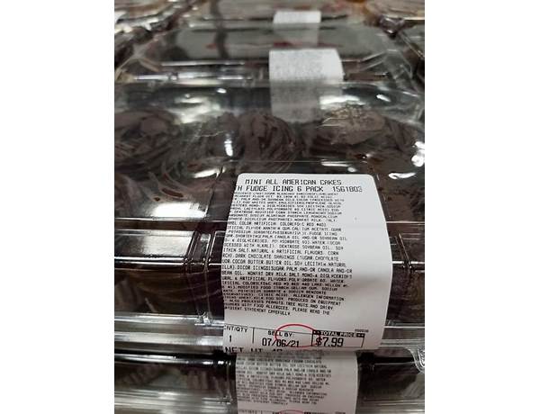 Mini all american cakes nutrition facts