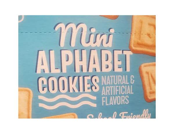 Mini alphabet cookies food facts