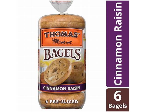 Mini bagels cinnamon raisin food facts