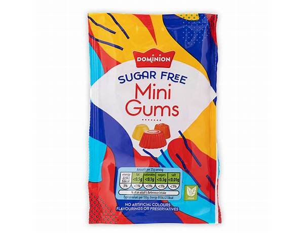 Mini gums ingredients