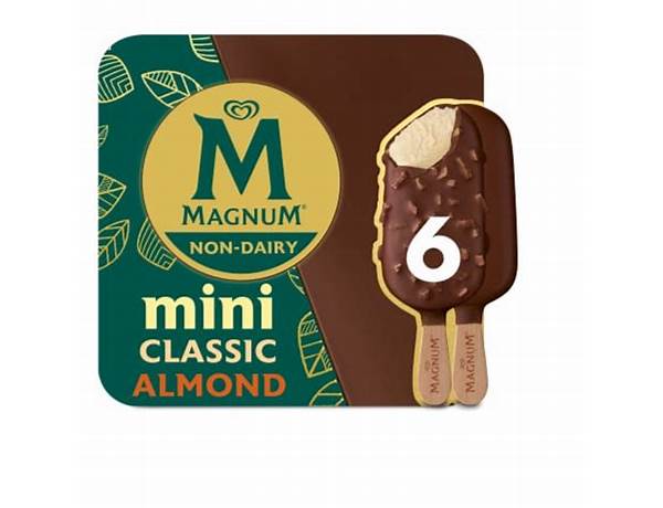 Mini non-dairy frozen dessert bars food facts