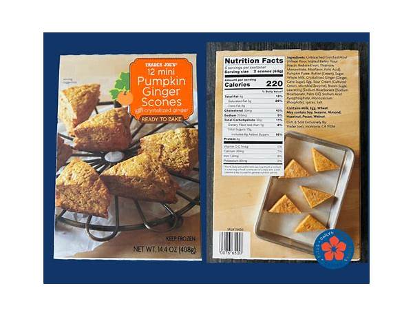 Mini pumpkin ginger scones food facts