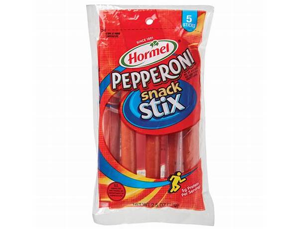 Mini stix original pepperoni food facts