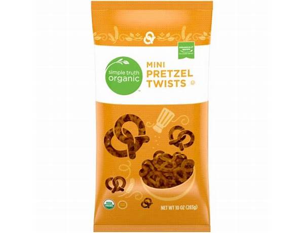 Mini twist organic pretzels nutrition facts