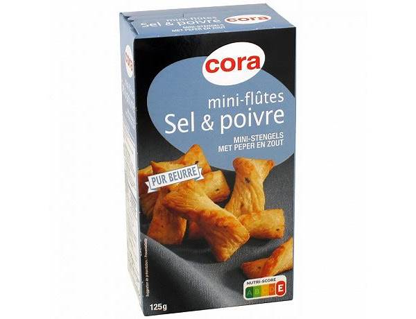 Mini-flûtes poivre et sel nutrition facts