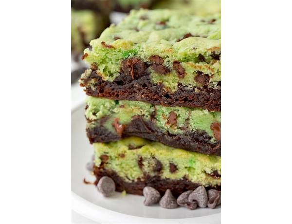 Mint chip brownie bar ingredients