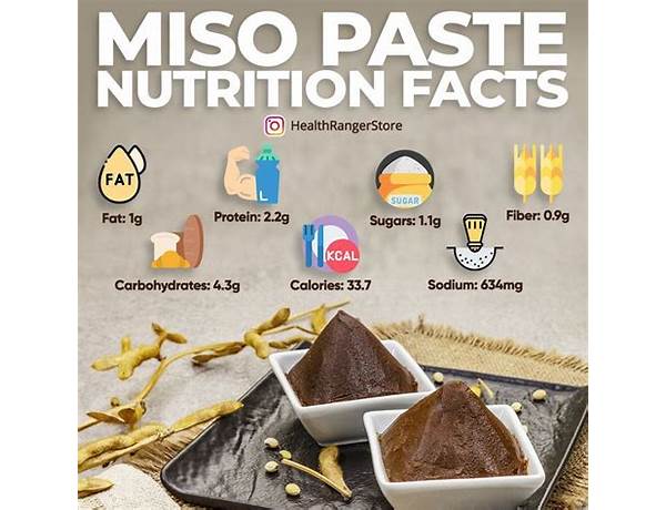 Miso paste food facts