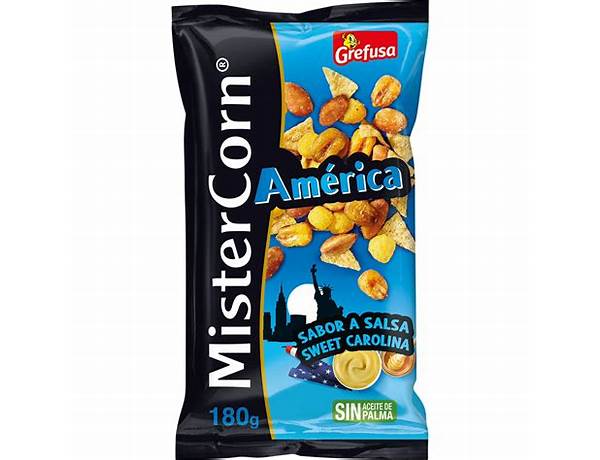 Mistercorn américa sabor a salsa sweet carolina ingredients