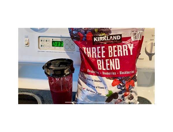 Mixed berry blend ingredients