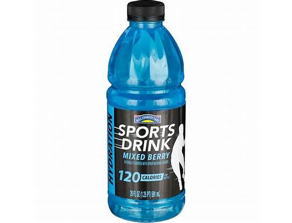 Mixed berry sports drink food facts