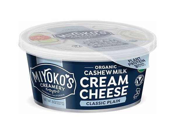 Miyoko's cream cheese ingredients