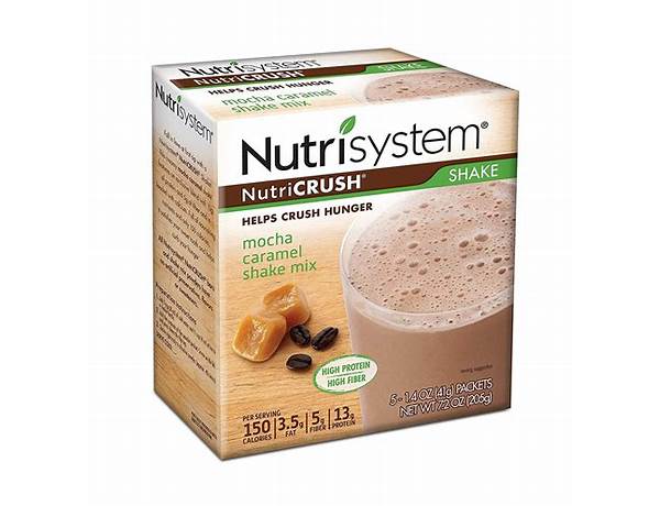 Mocha keto meal replacement shake food facts