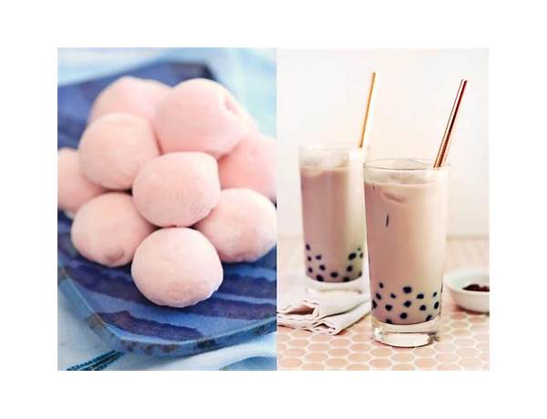 Mochi bubble milk tea ingredients