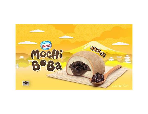 Mochi ice cream boba tea food facts