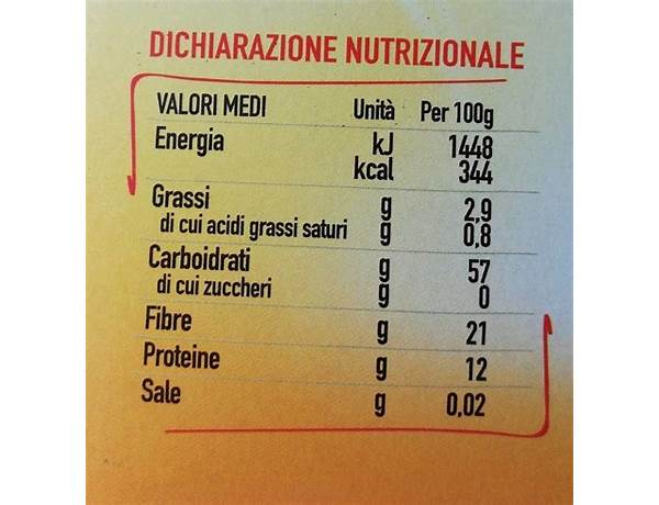 Moka nutrition facts