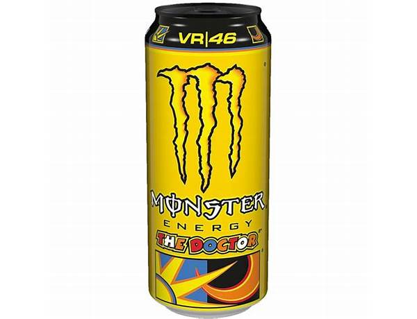 Monster energy the doctor food facts