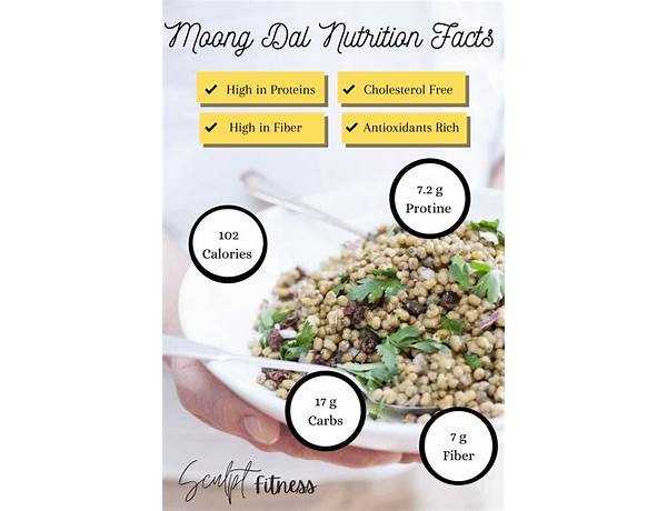 Moong dal nutrition facts