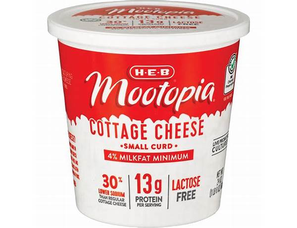 Mootopia cottage cheese food facts