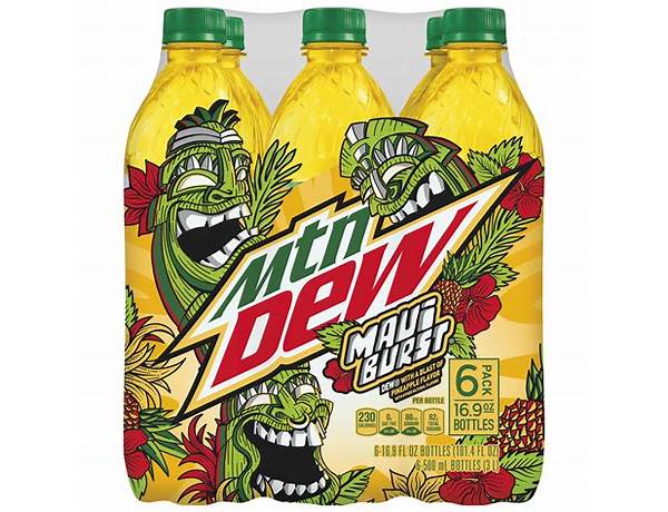 Mountain dew: maui burts ingredients